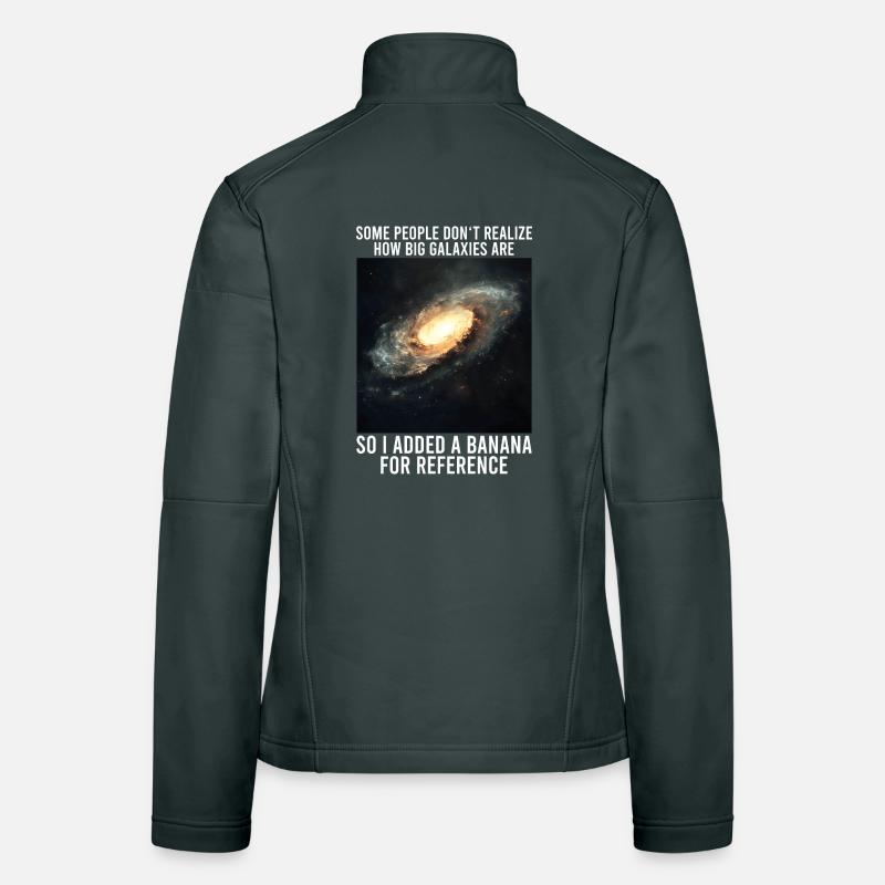 galaxy memes science astrophysics astrology Women's Softshell Jacket