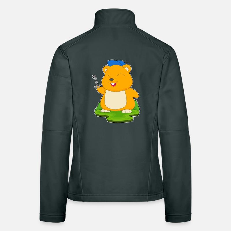 Hamster Key Women's Softshell Jacket