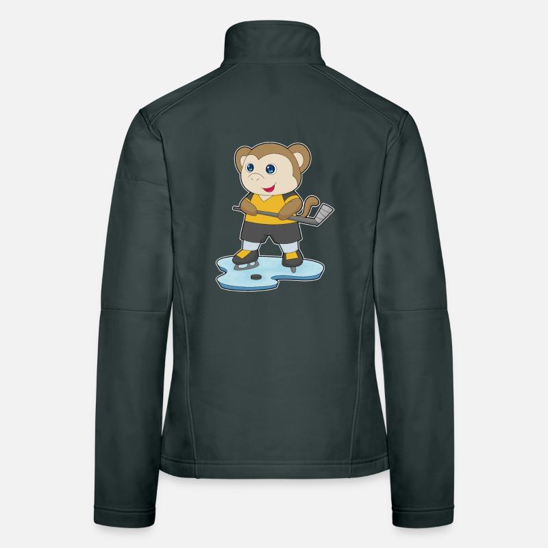 Monkey Bâton de Hockey sur Glace Veste en tissu softshell Femme