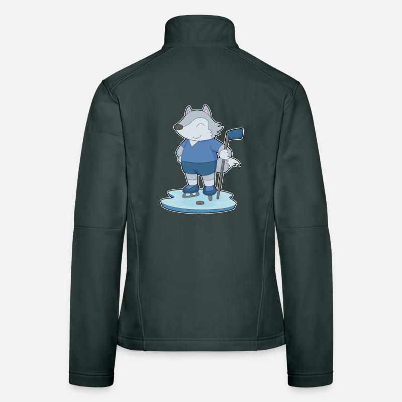Bâtons de hockey sur glace Wolf Veste en tissu softshell Femme