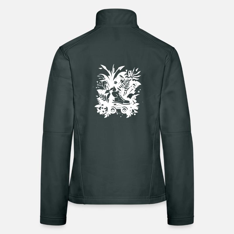 Rollschuhlaufen Comic Frauen Softshelljacke