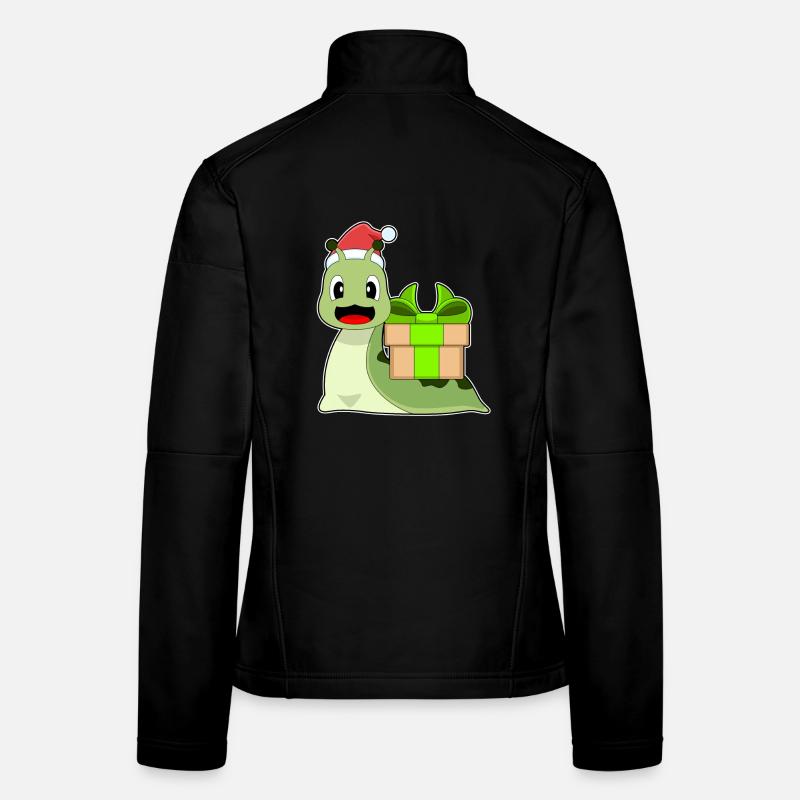 Snail Christmas Package Women's Softshell Jacket