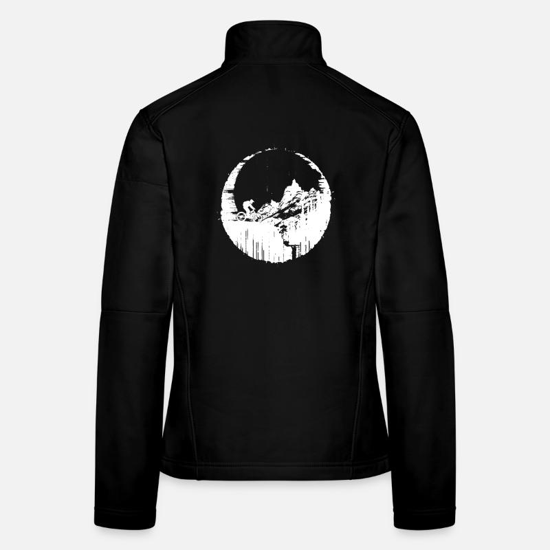 Mountain bike lovers - Women's Softshell Jacket - black