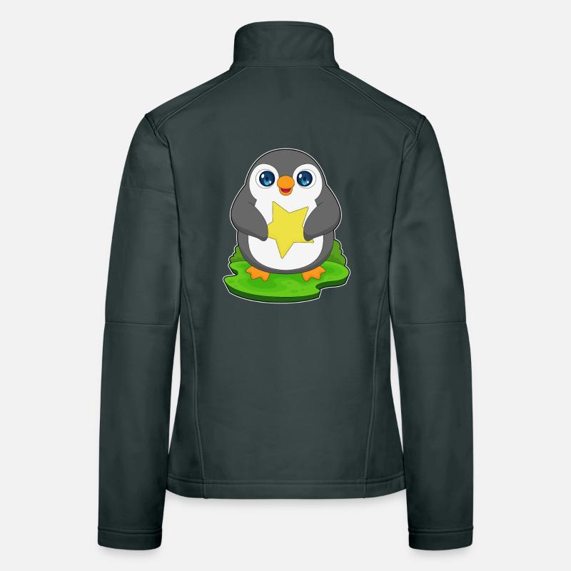 Étoile Pingouin Veste en tissu softshell Femme