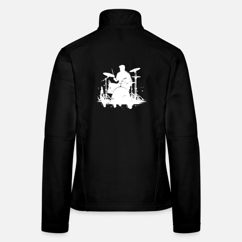 Drummer Sketch Women's Softshell Jacket
