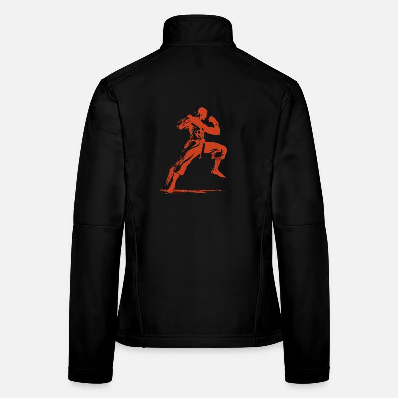 Kickboxeur à l’ancienne Veste en tissu softshell Femme