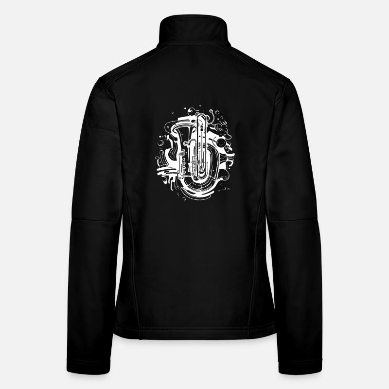Tuba style dessin animé Veste en tissu softshell Femme