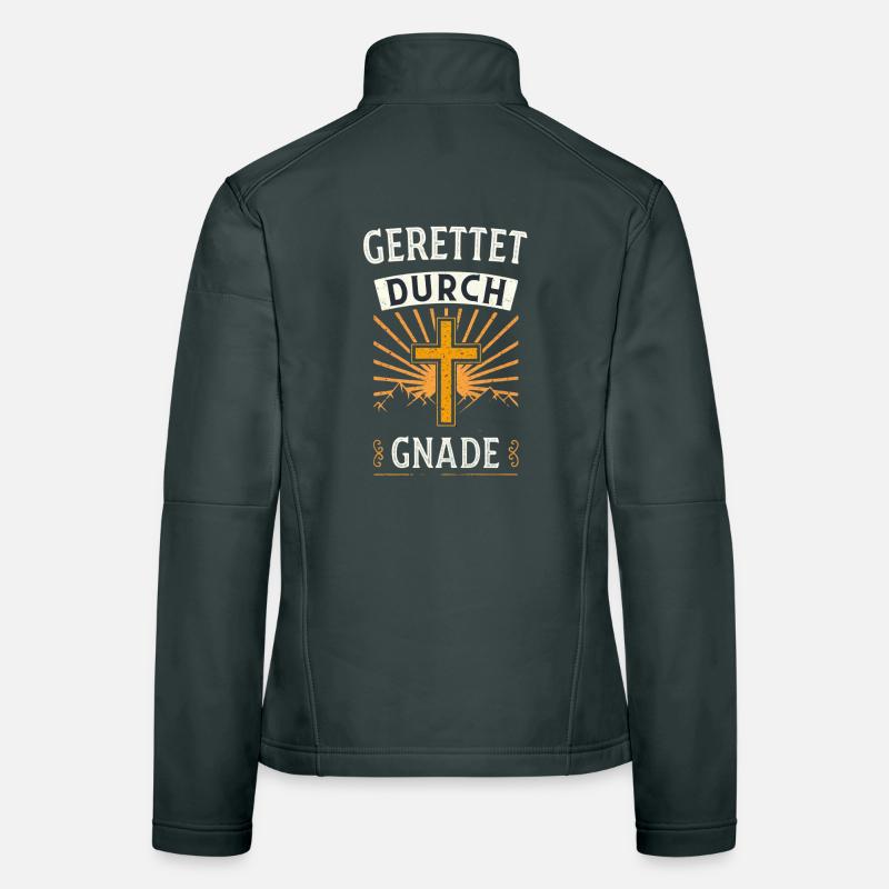 Gerettet durch Gnade Frauen Softshelljacke
