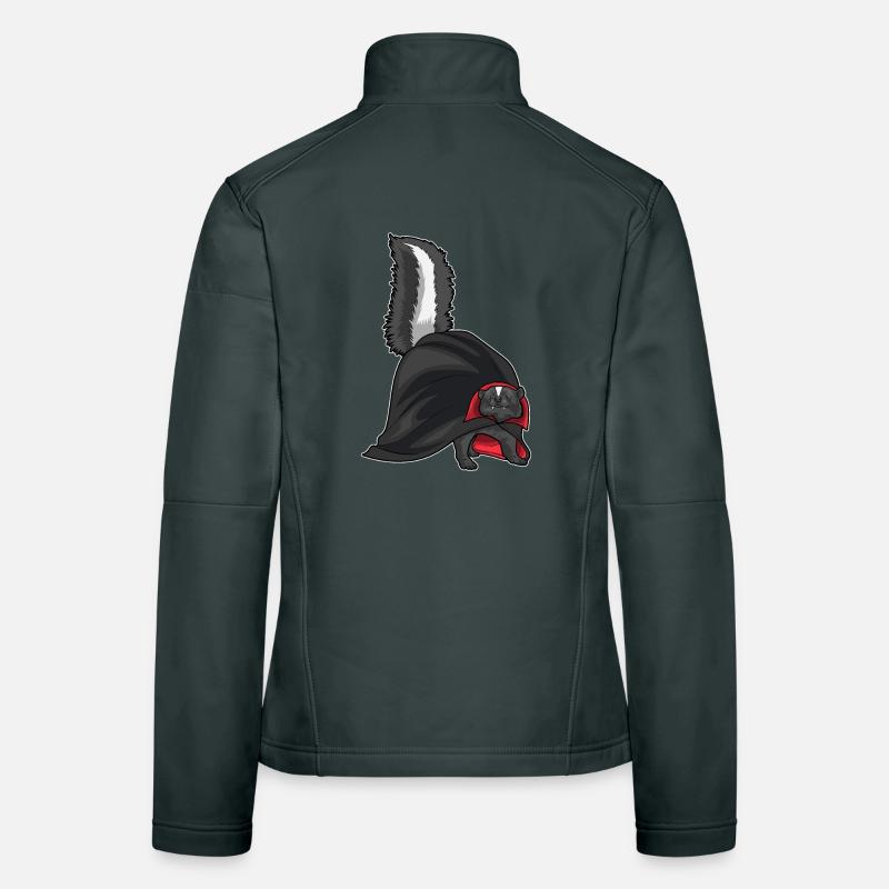 Skunk Halloween Vampire Veste en tissu softshell Femme