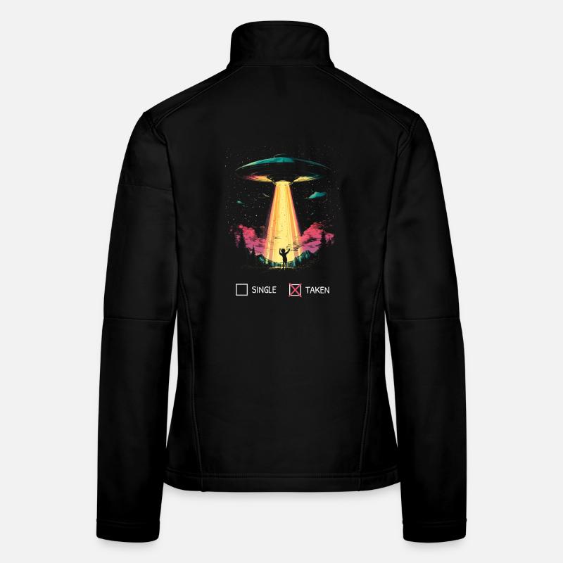Forgive Valentine's Day Alien-Funny Gift Women's Softshell Jacket