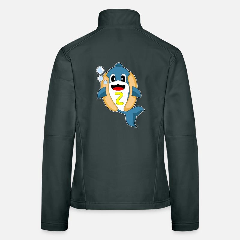 Hot-dog Dolphin Veste en tissu softshell Femme
