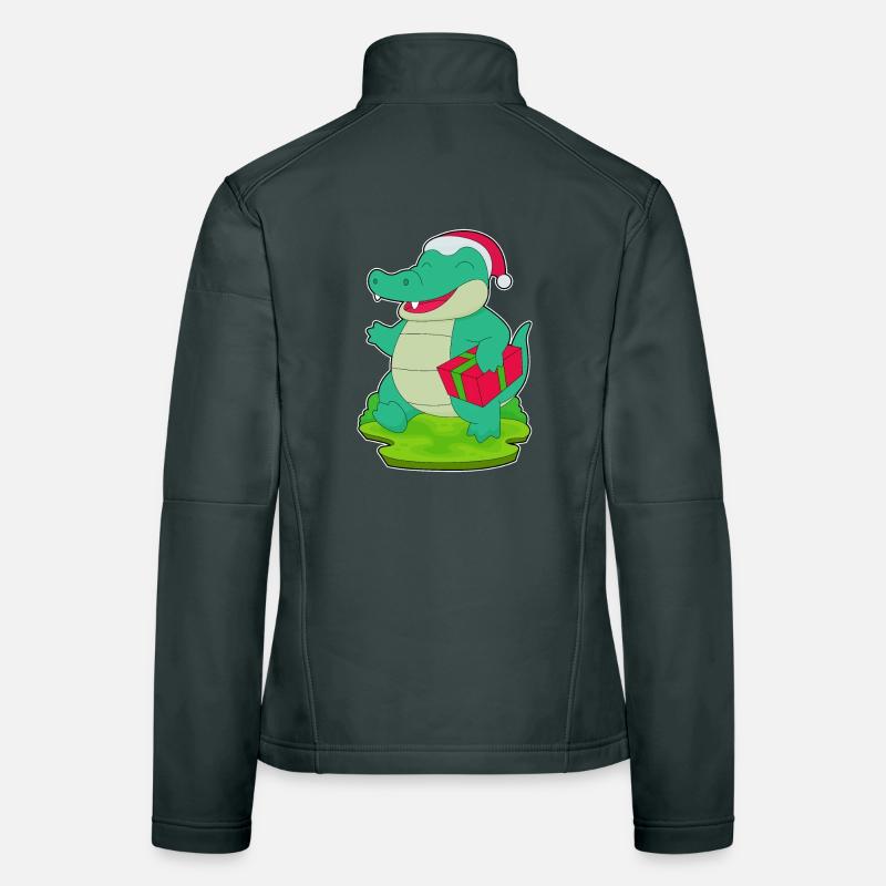 Crocodile Christmas Package Women's Softshell Jacket