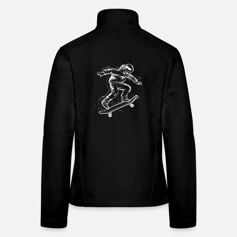 Skateboarder Sketch Women's Softshell Jacket