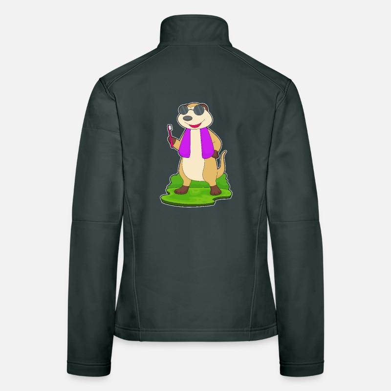 Brosse à dents Meerkat Veste en tissu softshell Femme