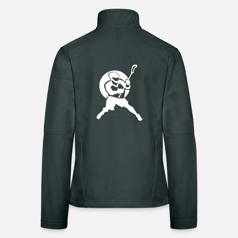 Lacrosse Player Logo Women's Softshell Jacket