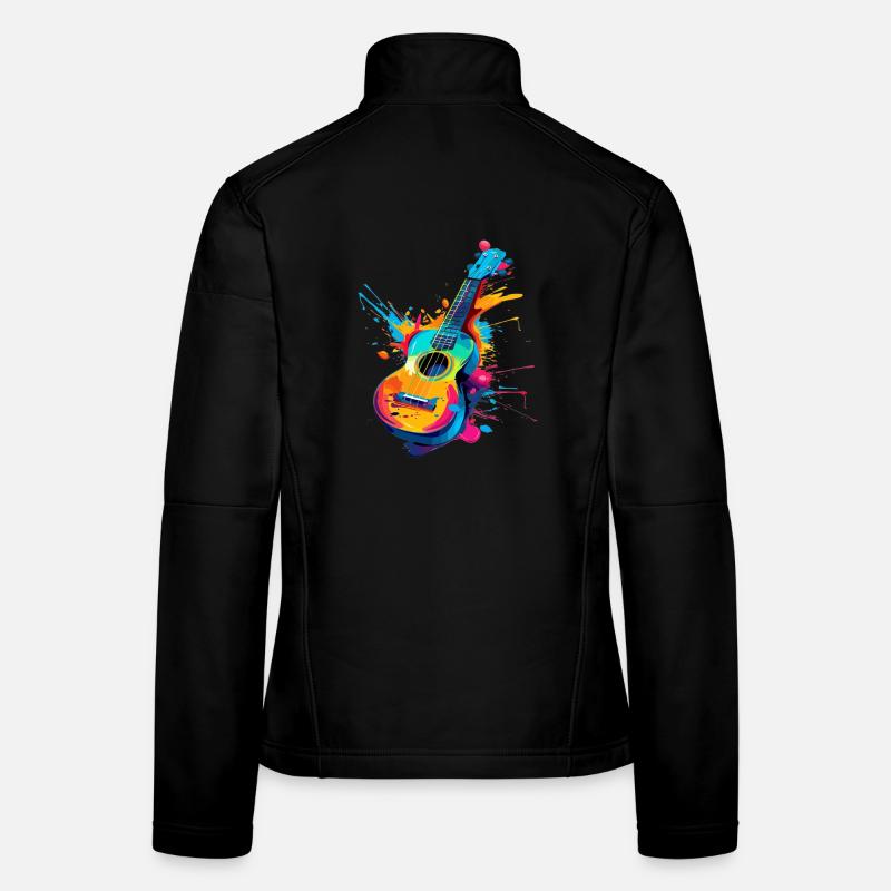 Ukulele Street Art Women's Softshell Jacket