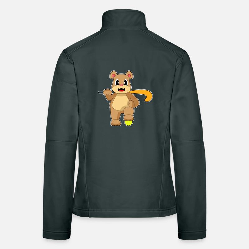 Bear Bâton de hockey sur gazon Veste en tissu softshell Femme