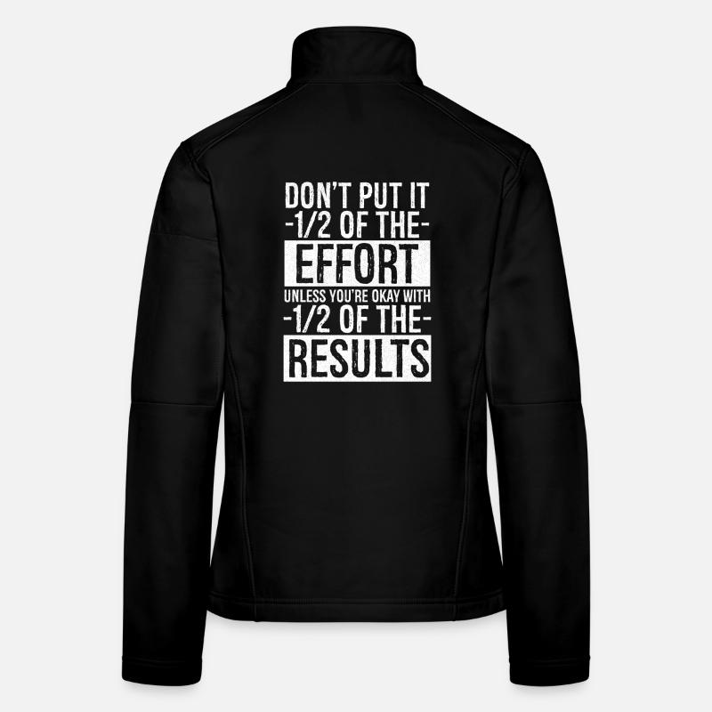 ne faites pas un effort à moins que Veste en tissu softshell Femme