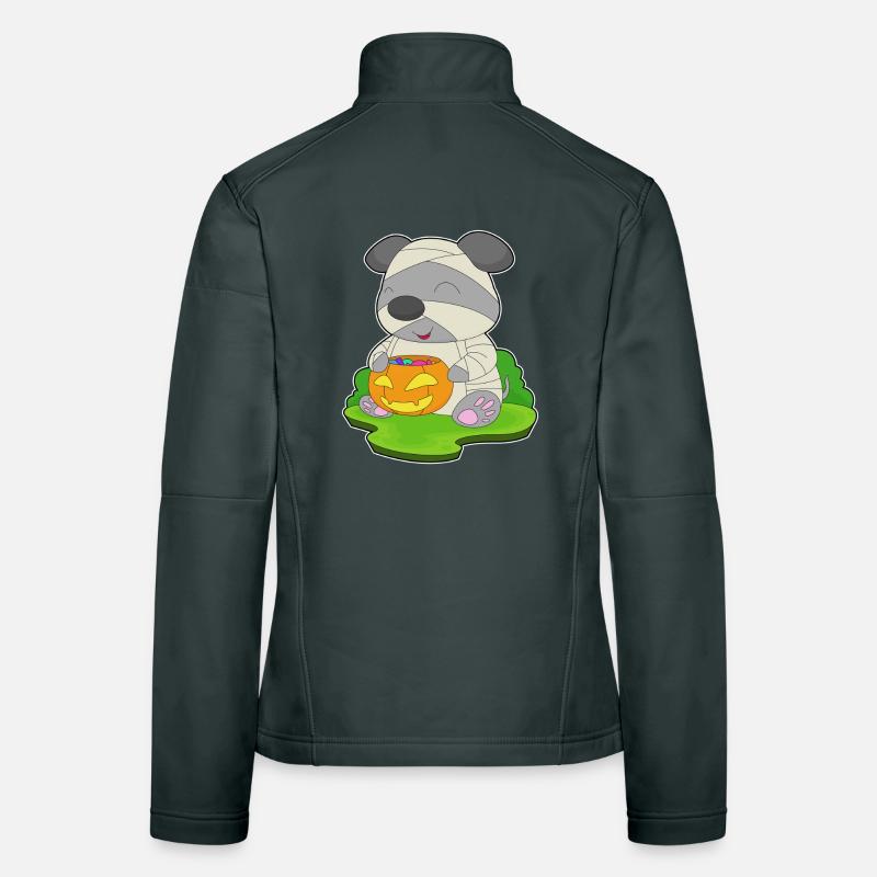 Dog Halloween Mummy Women's Softshell Jacket