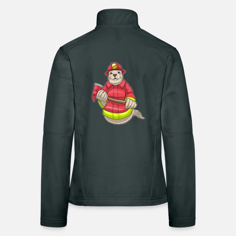 Seal Hache de pompier Brigade de pompiers Veste en tissu softshell Femme