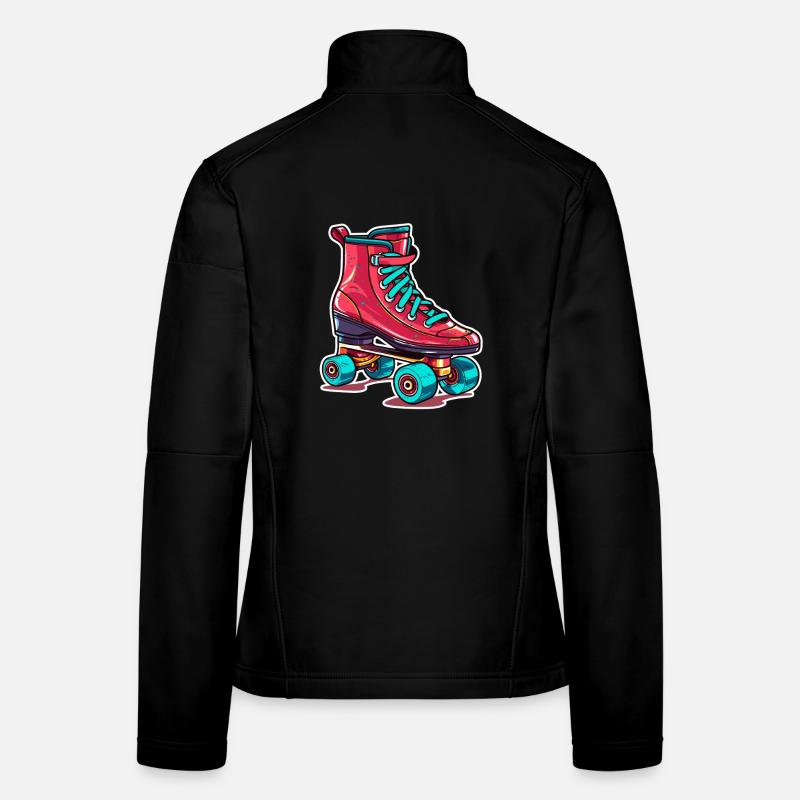 Roller Skates Graphic Women's Softshell Jacket
