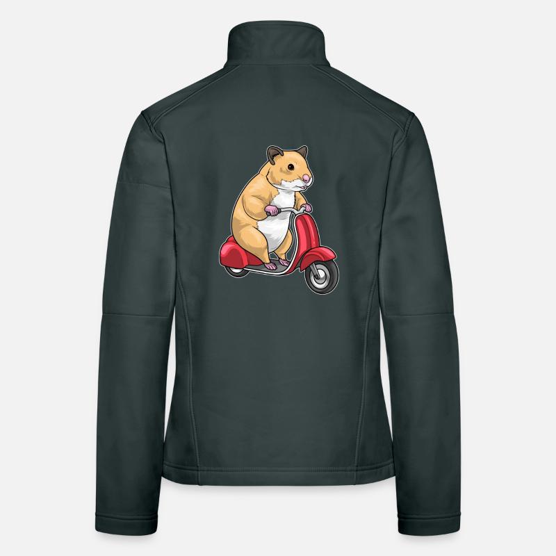 Hamster Scooter Veste en tissu softshell Femme