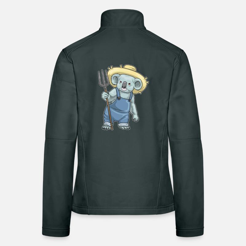 Ferme Fourche des Koalas Veste en tissu softshell Femme