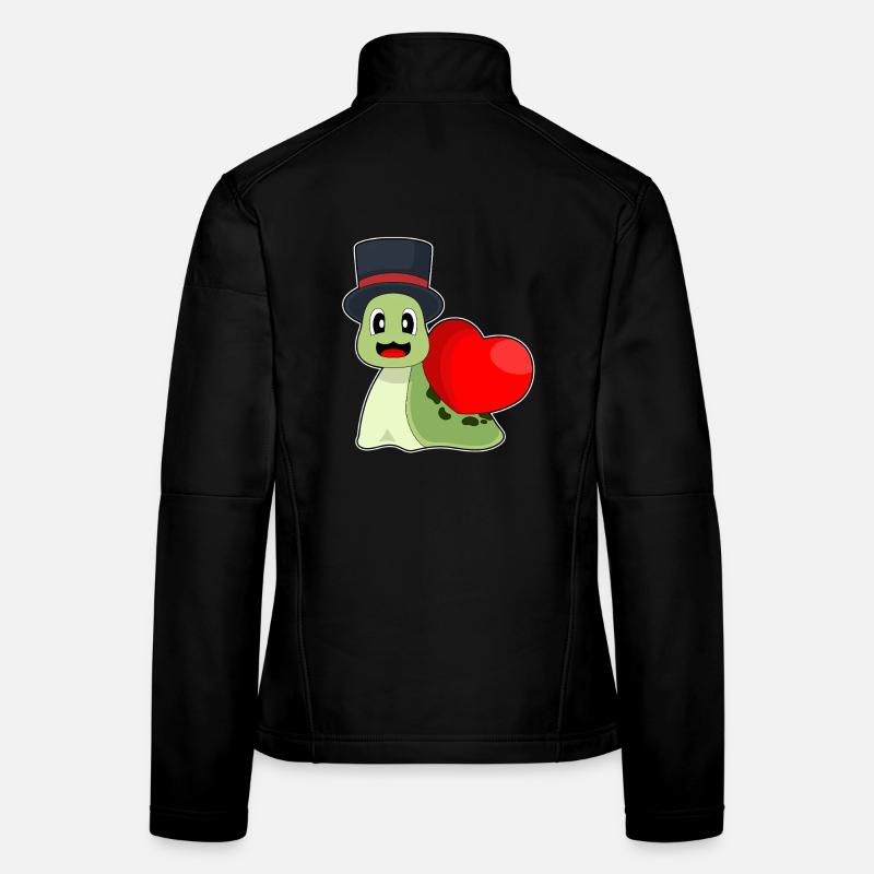Escargot Marié Cylindre Mariage Veste en tissu softshell Femme