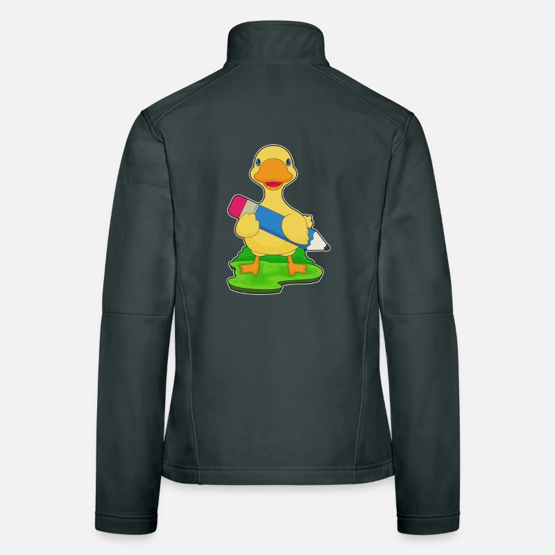 École de crayon Duck Student Veste en tissu softshell Femme