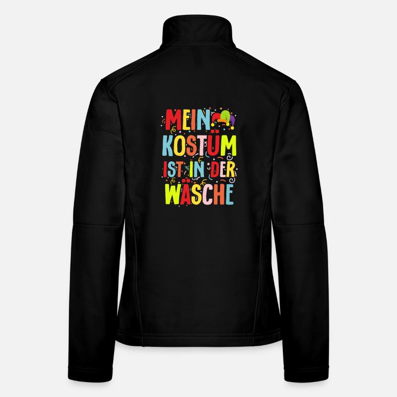 My costume is in the wash - Women's Softshell Jacket - black