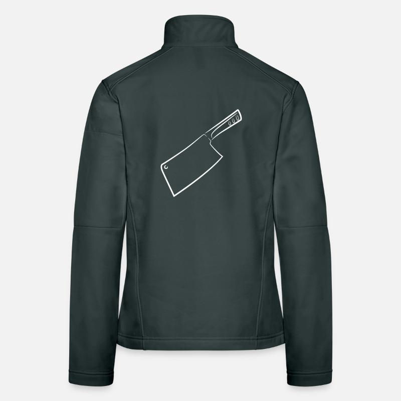 Hackmesser Skizze Frauen Softshelljacke