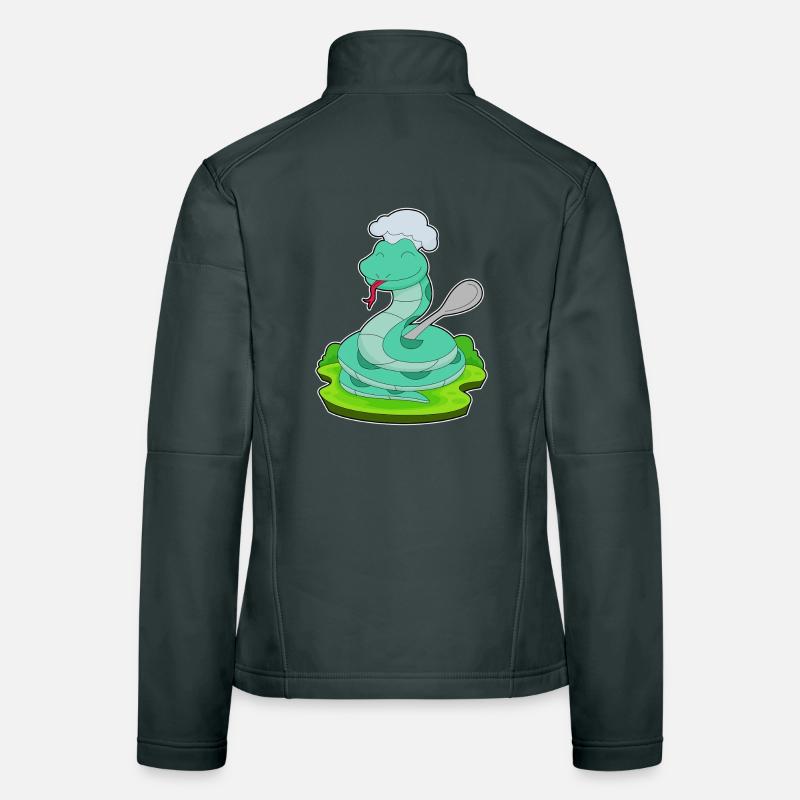 Serpent Cuillère de Cuisine Cuisson Veste en tissu softshell Femme