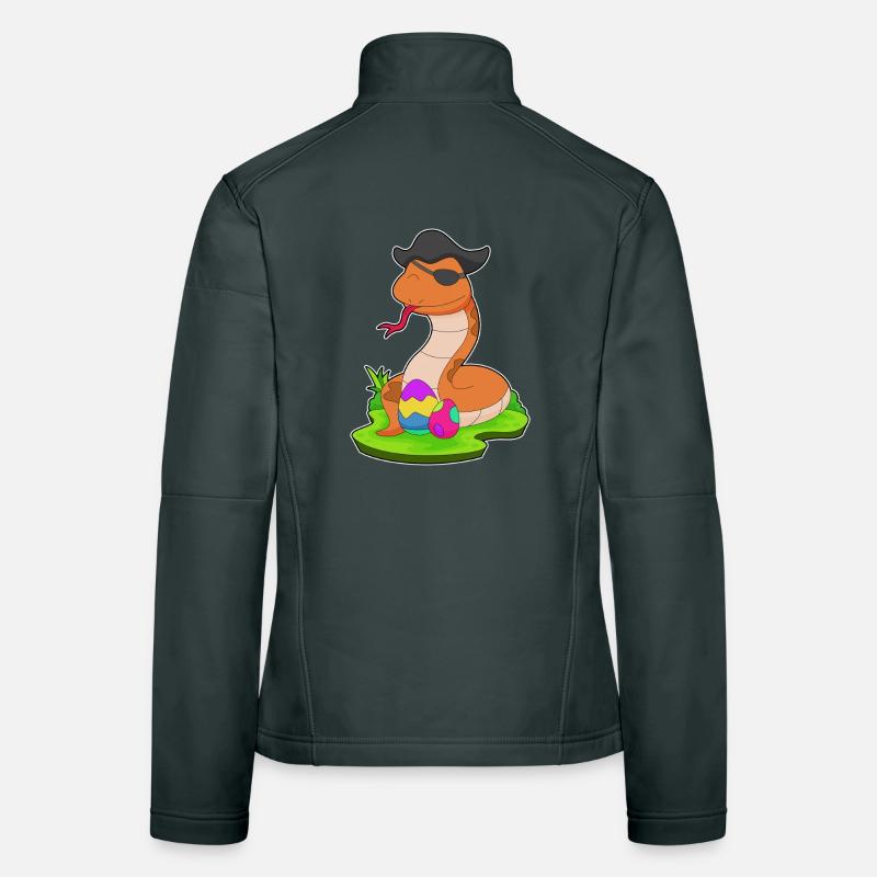 Serpent Pirate de Pâques Veste en tissu softshell Femme