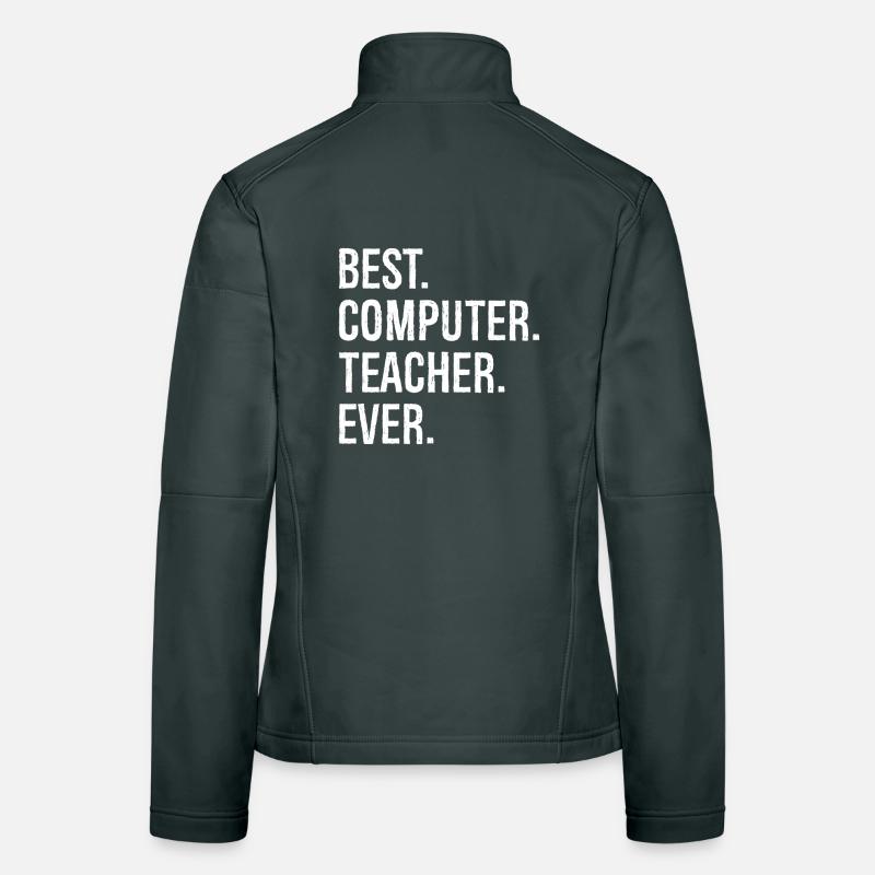 Meilleur professeur d’informatique de tous les temps Veste en tissu softshell Femme