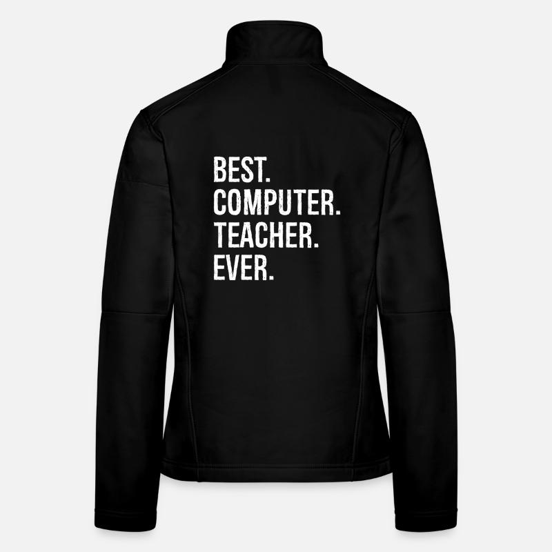 Meilleur professeur d’informatique de tous les temps Veste en tissu softshell Femme