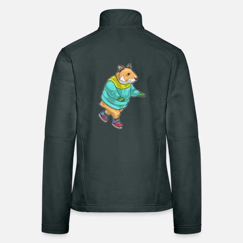 Patins à glace Hamster Veste en tissu softshell Femme