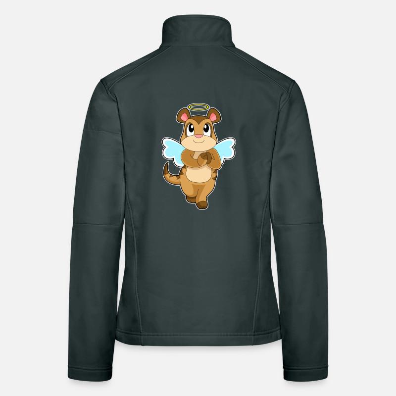 Ailes d’ange suricate Veste en tissu softshell Femme