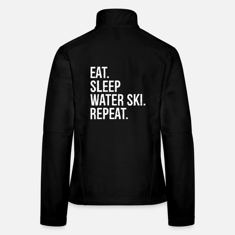 Manger dormir Ski nautique Répéter Veste en tissu softshell Femme