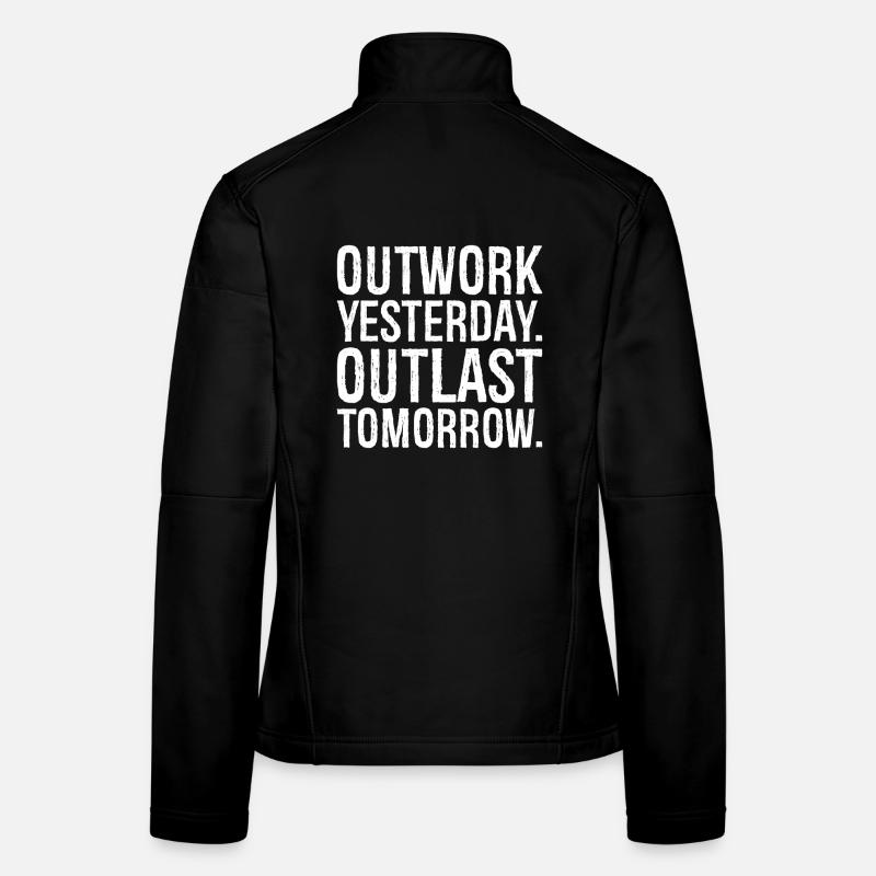 survivre hier survivre demain Veste en tissu softshell Femme