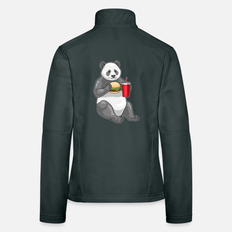 Panda Cheeseburger Veste en tissu softshell Femme