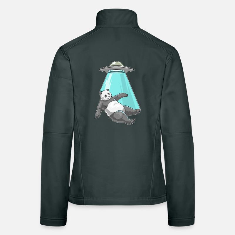 Vaisseau spatial Panda Veste en tissu softshell Femme