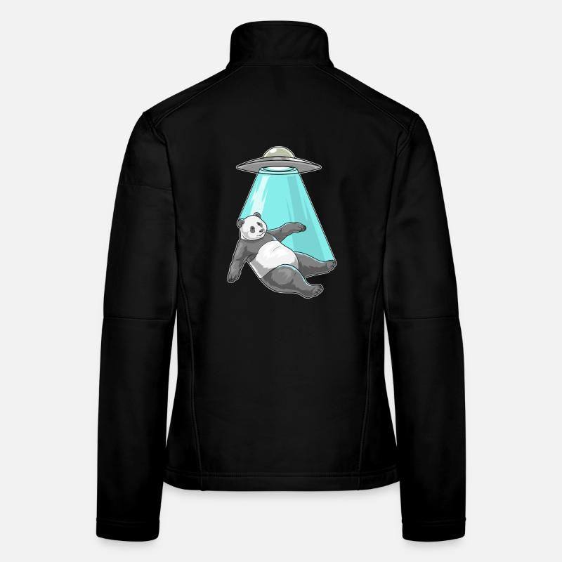 Vaisseau spatial Panda Space Veste en tissu softshell Femme