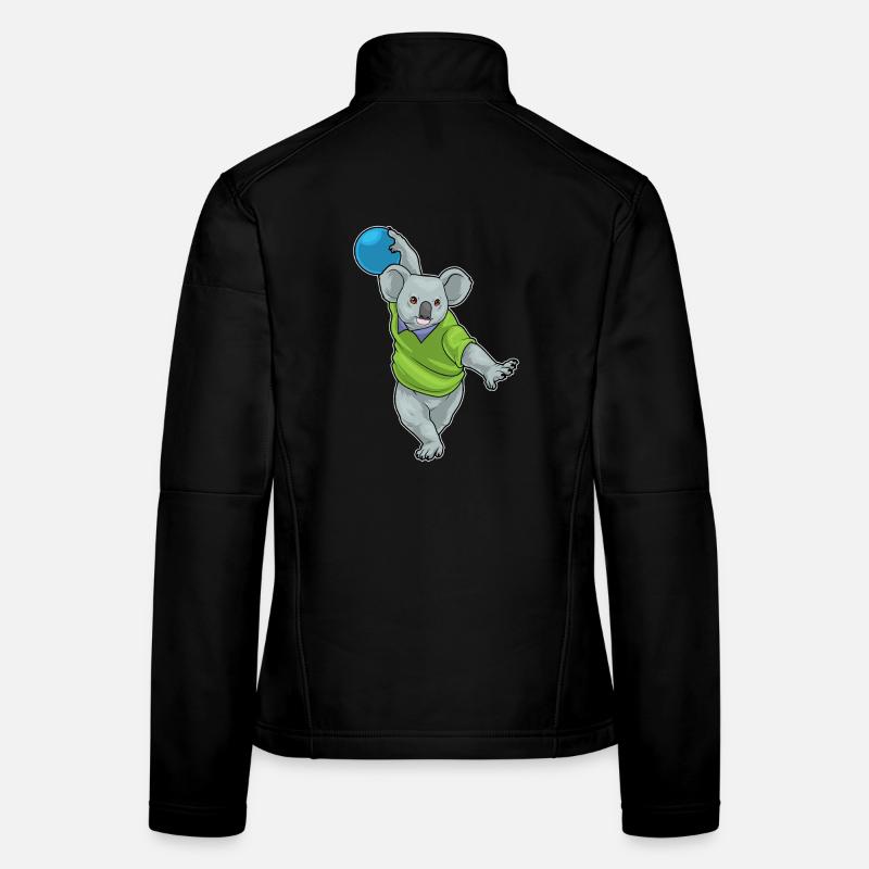 Koala Bowling Bowlingkugel Frauen Softshelljacke