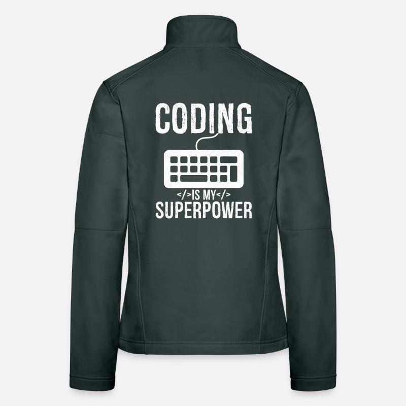 Coding is my superpower Women's Softshell Jacket