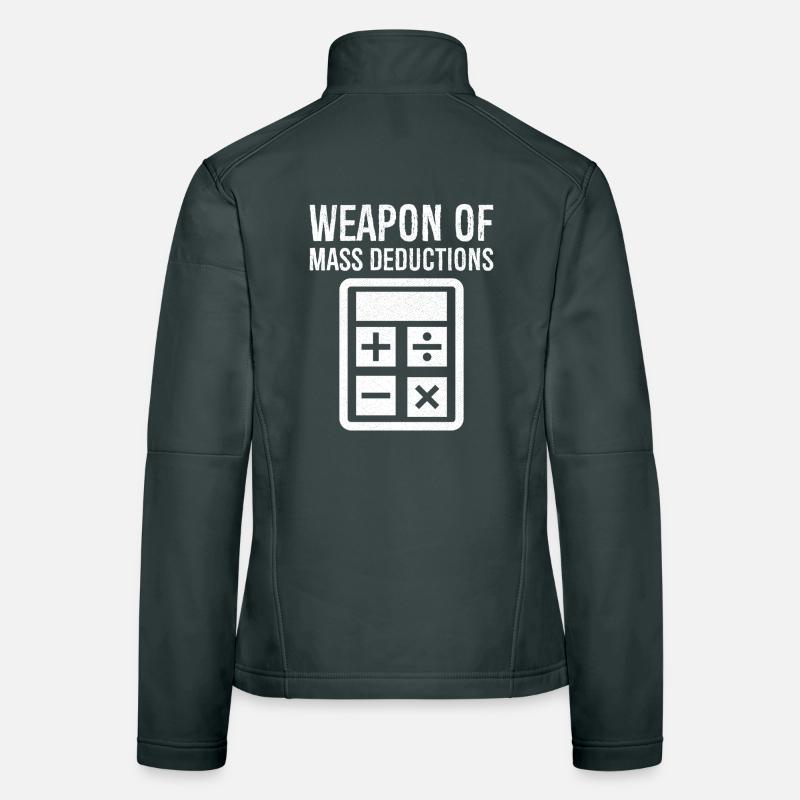 Arme de déductions de masse Veste en tissu softshell Femme