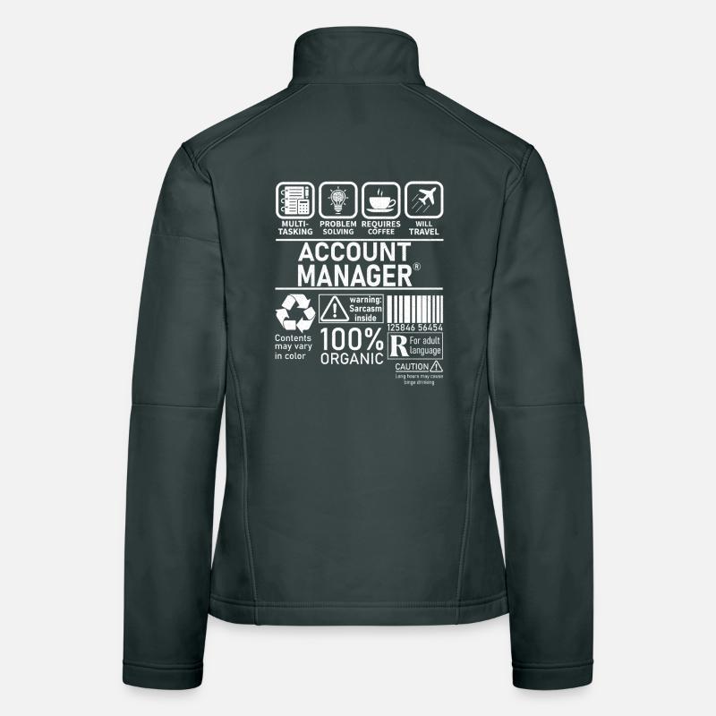 Account Manager Multi Tasking Problem Solving Women's Softshell Jacket
