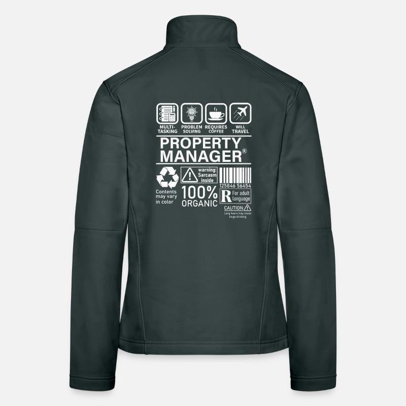 Résolution de problèmes multitâches de gestionnaire immobilier Veste en tissu softshell Femme