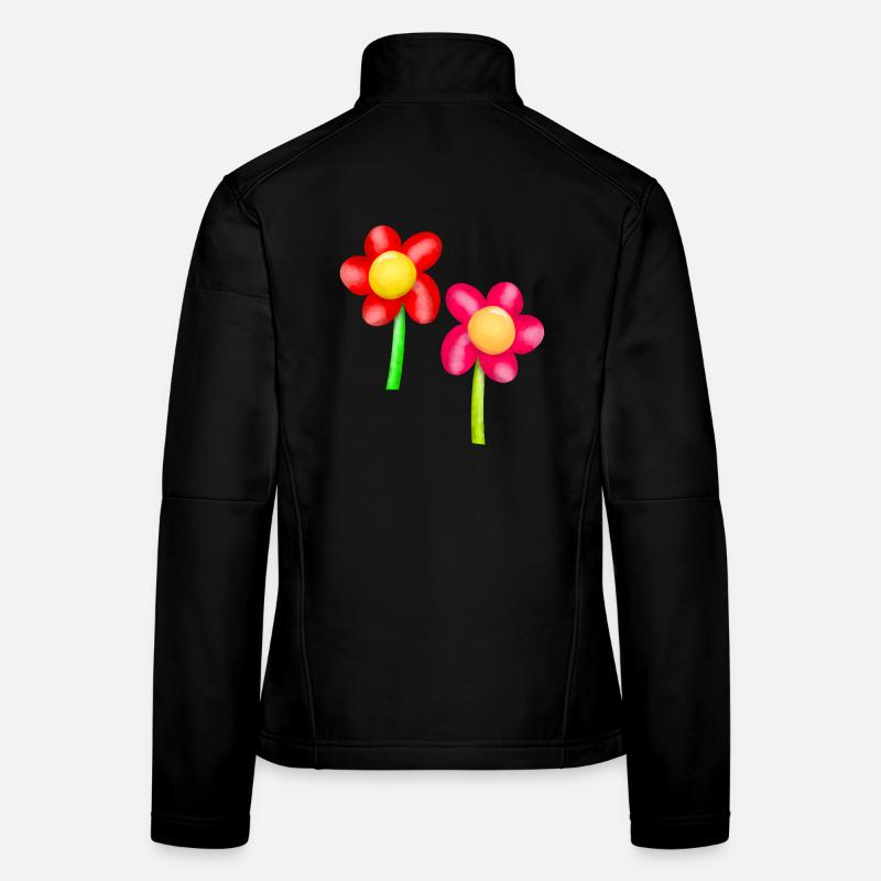 Flowers Flower Spring Women's Softshell Jacket