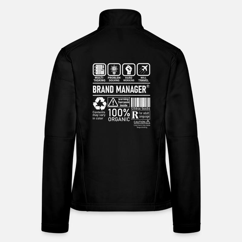 Brand Manager résolution de problèmes multitâches Veste en tissu softshell Femme