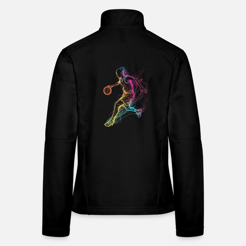 Basketteur Veste en tissu softshell Femme